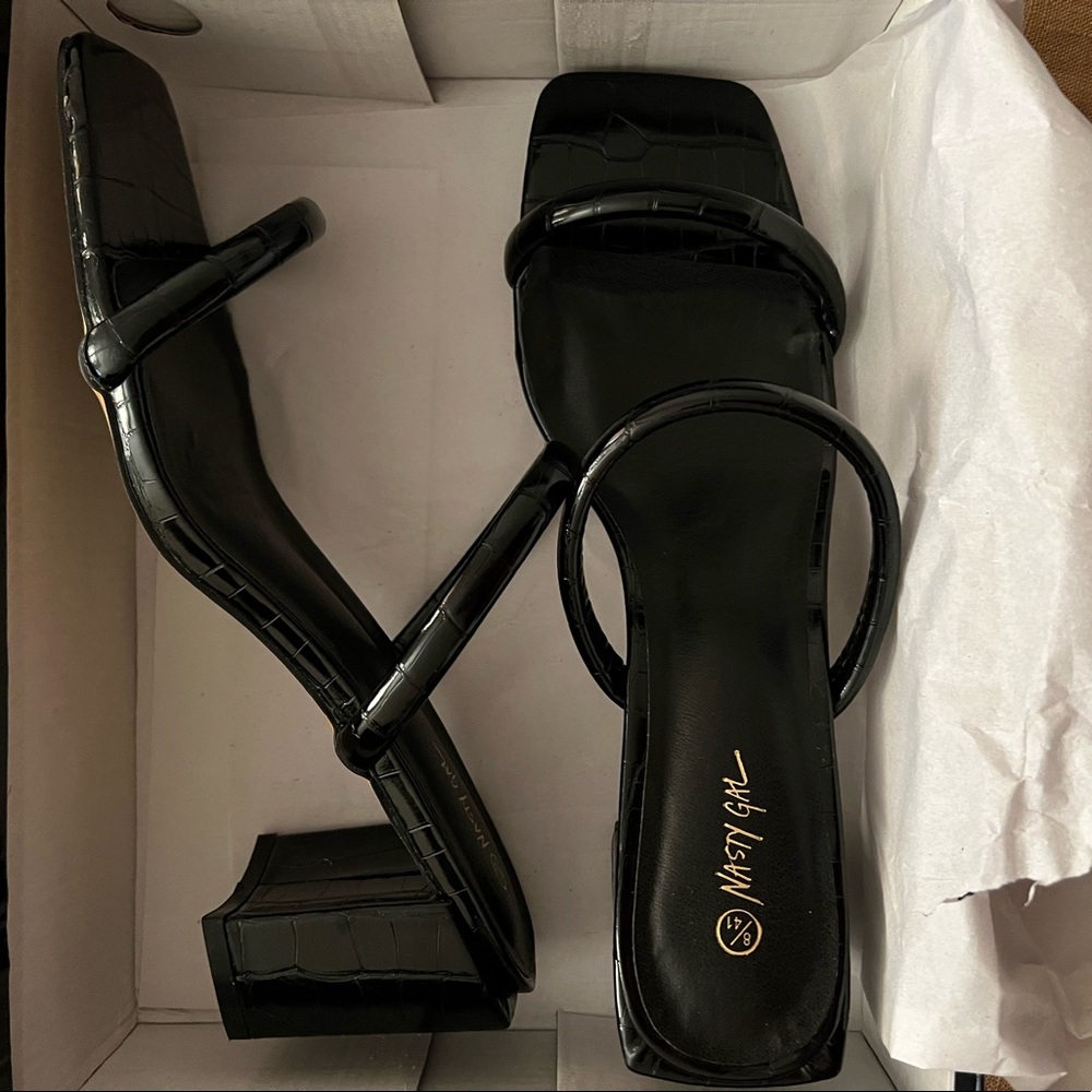 Croc Mule Sandal